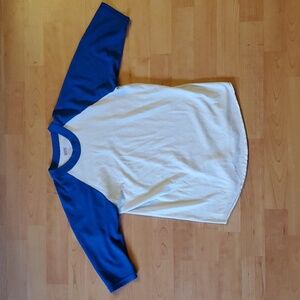 Soffe Youth baseball undershirt - black/white - size medium (10-12 years)